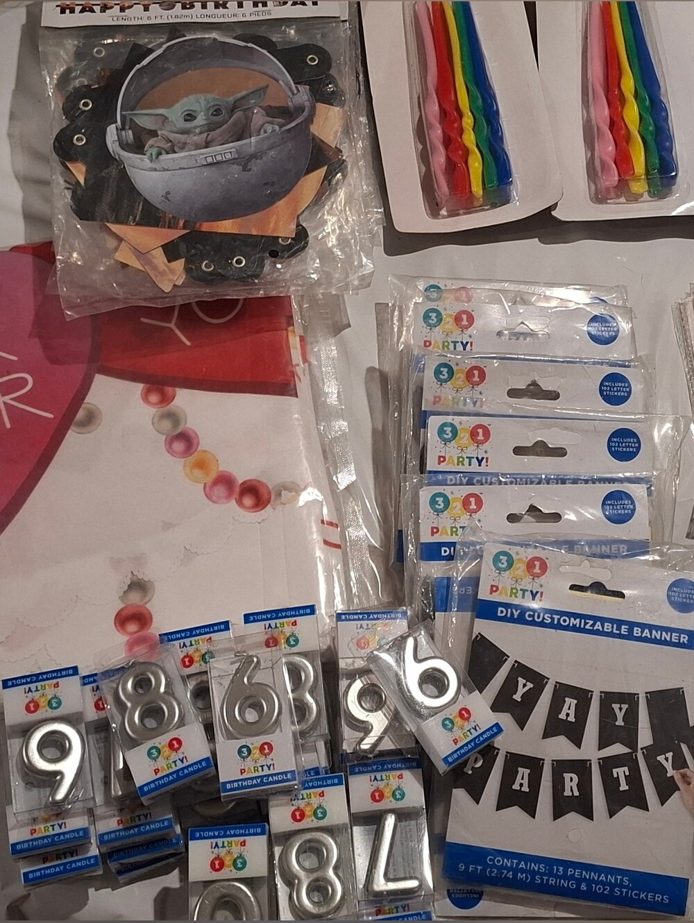 Party Supplies Bundle - Multicolor Birthday Decorations